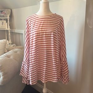 Red Striped Umgee Plus size top